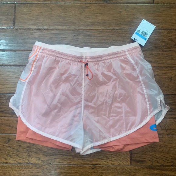 Nike Pants - Women’s corral pink Medium Nike Shorts